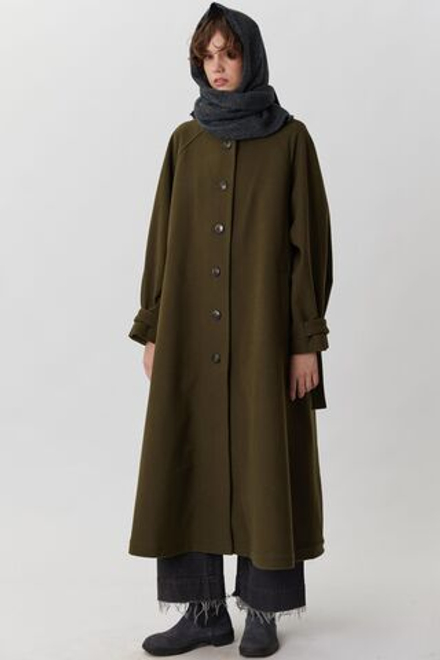 Косынка из шерсти темно-серая