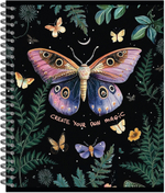 Тетрадь общая 48 л., ВОЛШЕБНЫЙ ЛЕС, обложка-мелов.картон+соффтач-лак, металлический гребень