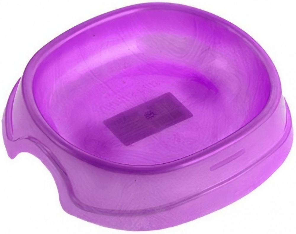 Миска Homecat д/животных 200мл (13,5*12,5*3см) фиолетовый перламутр