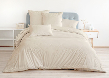 Комплект постельного белья 2 сп с европростыней Сатин "Jet Stream" (нав. 70х70 или 50х70)