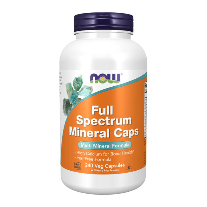 Капсулы с мультиминералами, Full Spectrum Mineral Caps, Now Foods, 240 капсул