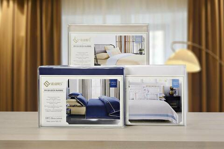 Постельное белье семейное Sharmes Psihea серое