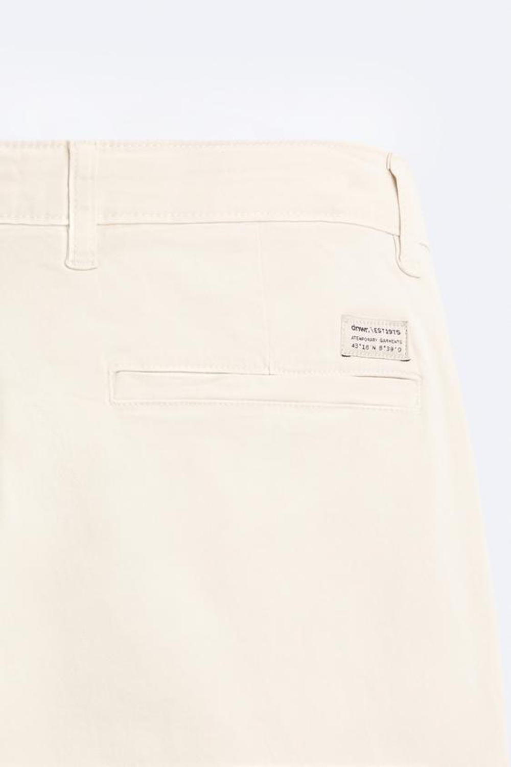 ZARA БРЮКИ ЧИНОС SKINNY FIT, ЭКРЮ