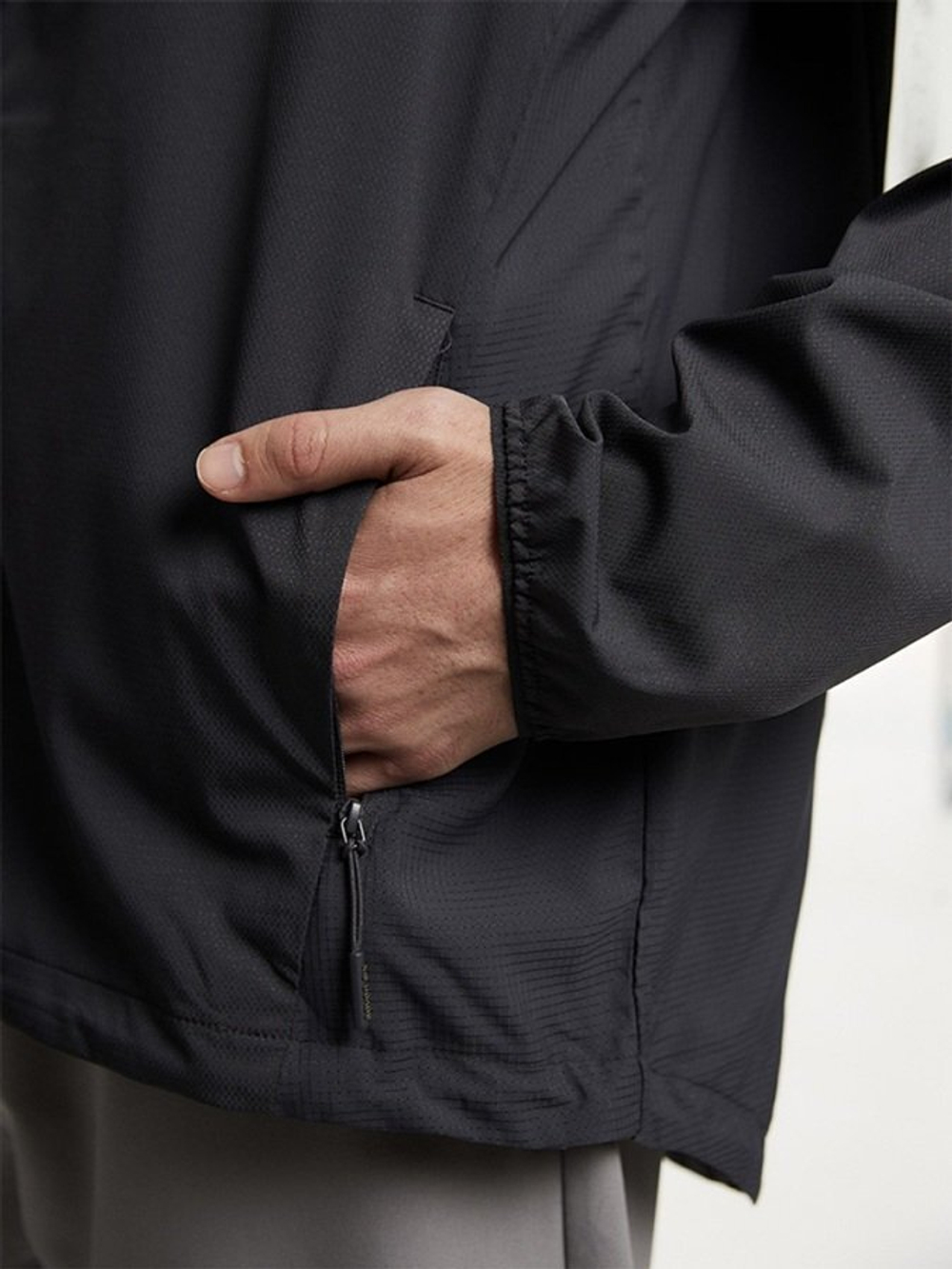 ОДЕЖДА ДЛЯ ТЕННИСА Мужская, Кофта с рукавом SEVENSIX JACKIE JACKET MEN DARK GREY .