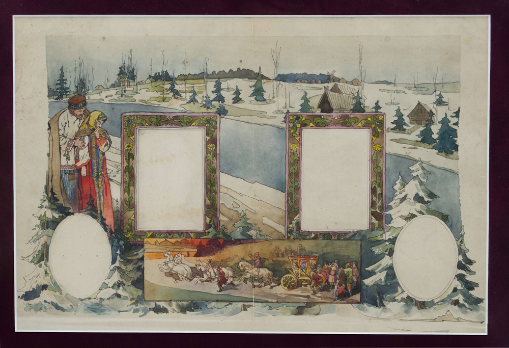 Билибин И. Я. (?). Эскиз театральной декорации.