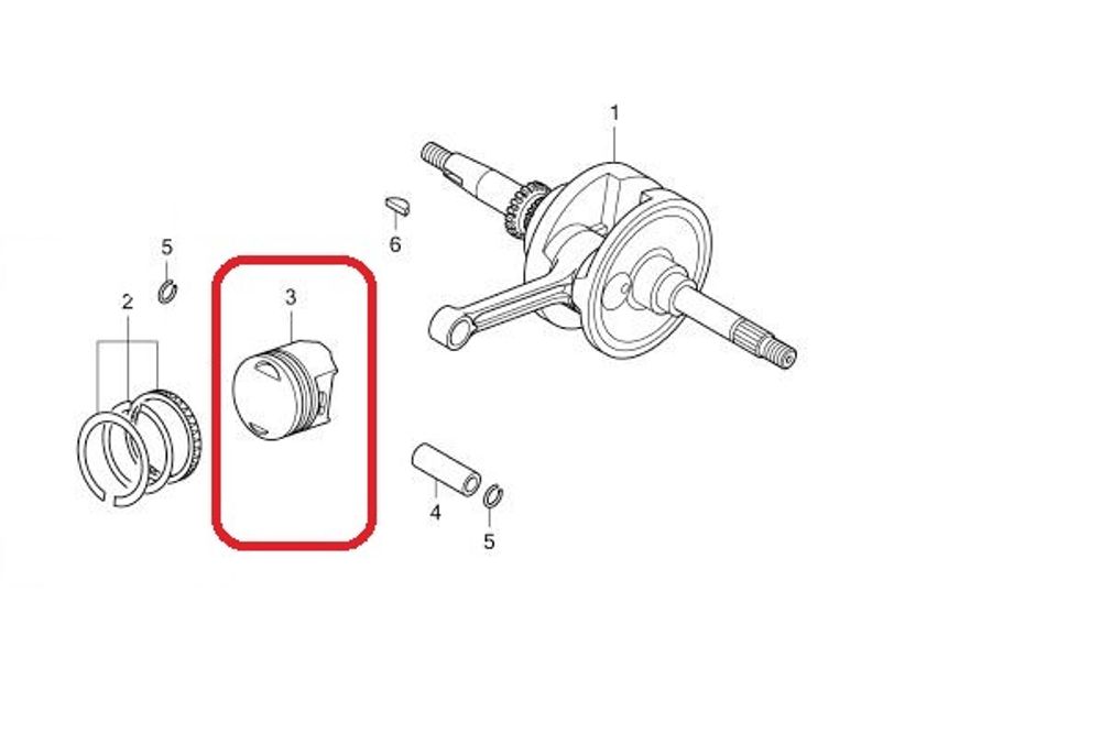 13101-KWN-900. 13101-KWN-901. 13101-KWN-902.  PISTON (STD.)