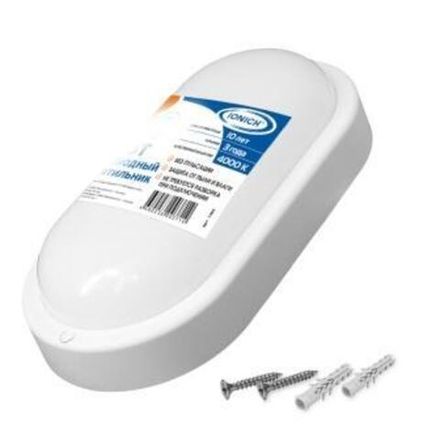 Светильник ЖКХ светодиодный овальный 18Вт IONICH СПП 4000К IP65