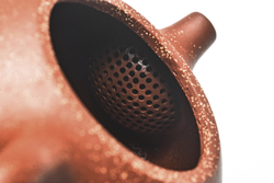 316030 Чайник ИСИН "ШИПЯО" (Каменный Черпак) 200мл, глина красный с песком