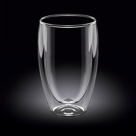 Стакан 550 мл. с двойными стенками Thermo Glass Wilmax (56887)