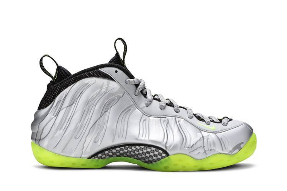 Кроссовки Nike Foamposite One Silver Volt Camo 3M