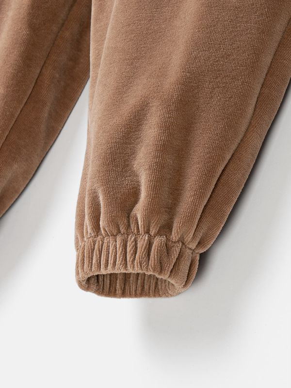 Джоггеры велюровые 