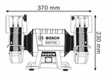 Точильный станок BOSCH GBG 60-20 060127A400