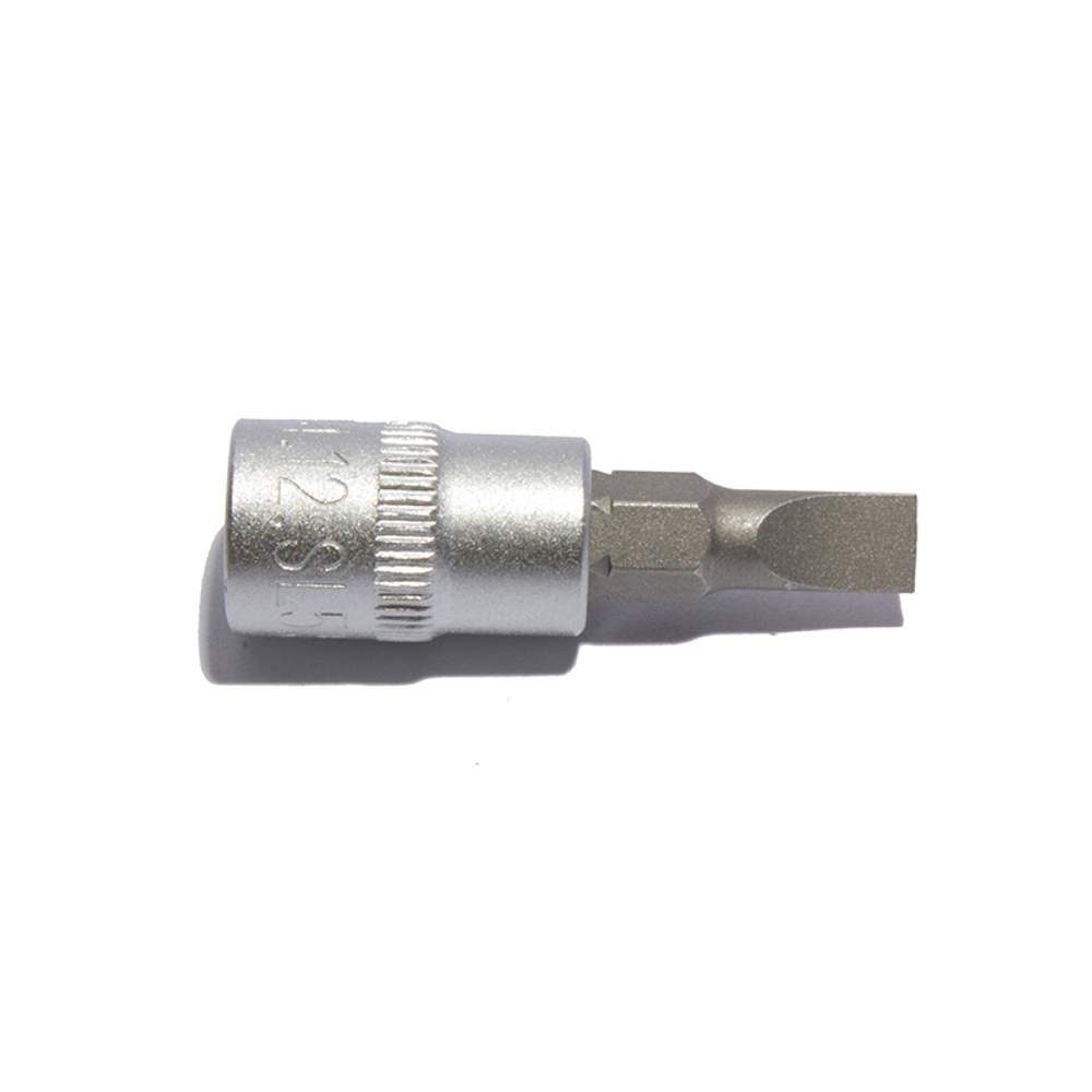 Торцевая головка короткая с битой 1/4" SL5.5, СТАНКОИМПОРТ, CS-14.12.SL5.5