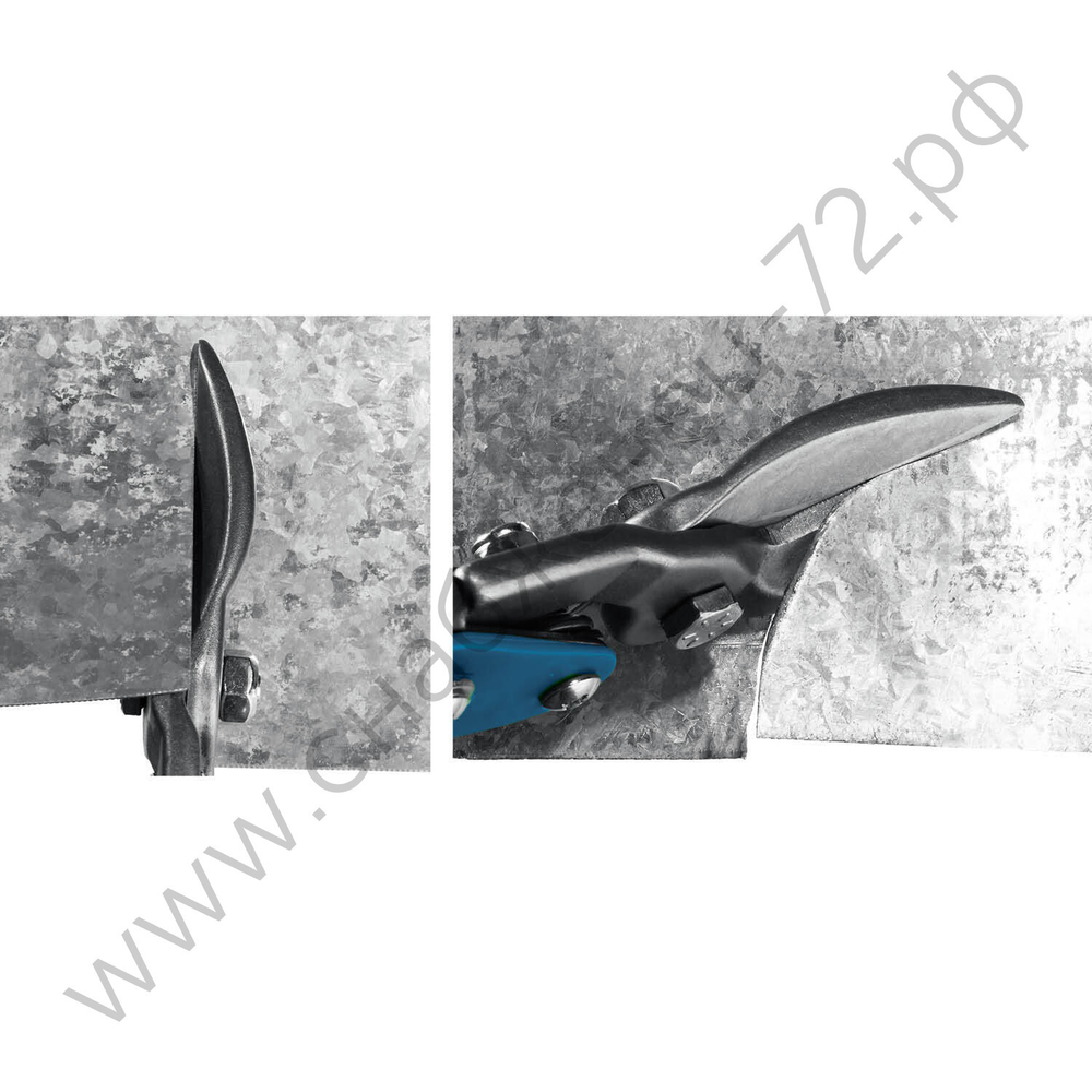 KRAFTOOL Alligator 250 мм, Правые усиленные ножницы по металлу с выносом (2328-OR)