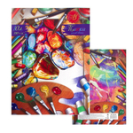 Папка для рисования Alingar, формат А3, 10 листов, офсет, серия "Colored stones"