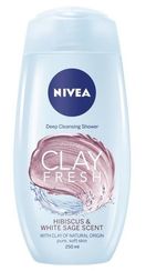 Duş geli \ Гель для душа Nivea SPA натуральная глина: Шалфей и гибискус 250 мл