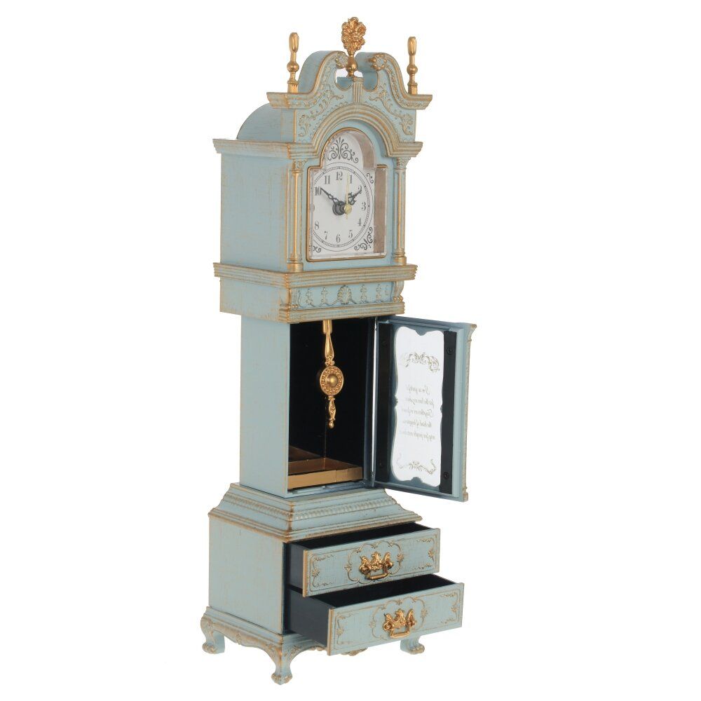 GAEM Часы настольные декоративные (музык., 1xАА не прилаг.), L11 W8 H39 см