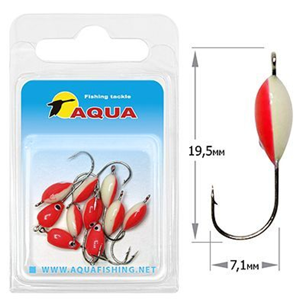 Мормышка фосфорная №06, крючок №12 (2 упакпо 10 шт) 0,08g