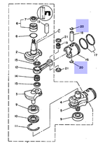 Стопорное кольцо Yamaha 688116340000