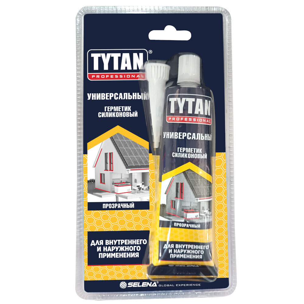Герметик силиконовый Tytan Professional универсальный прозрачный 85 мл