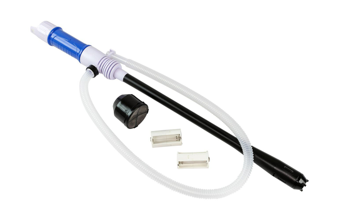 Насос электрический для перекачки топлива на батарейках 90см, Marine Rocket