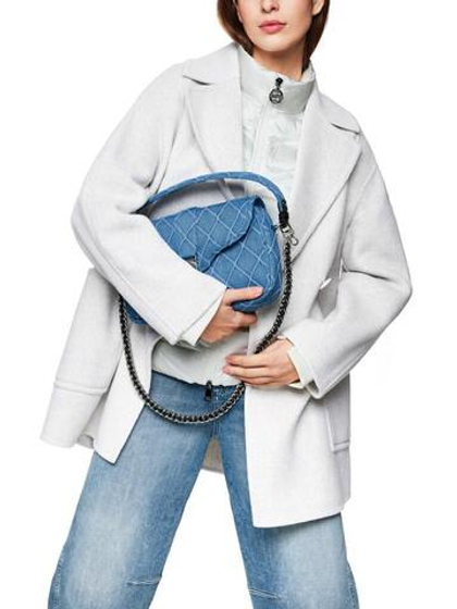 Marc Cain Полупальто двубортное с накладными карманами