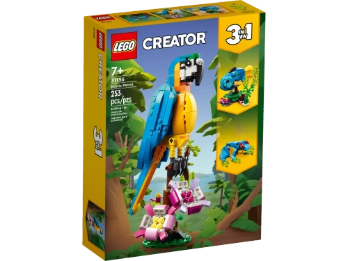 Конструктор LEGO Creator 3in1 31136 Экзотический попугай