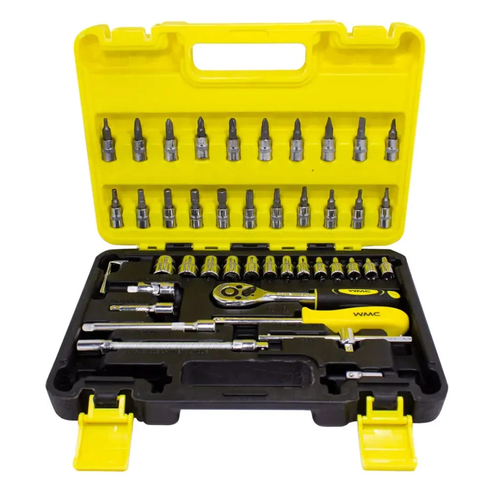 Набор инструмента 46пр. 1/4''(6-гран.)(4-14мм) WMC TOOLS WMC-2462-5 EURO