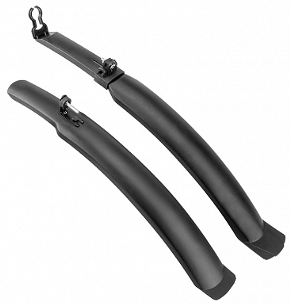 Крылья 24"-26" быстросъемные XGNB-029-1 пластиковые чёрные