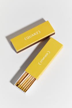 Спички QUARZ желтые