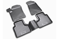 Коврики Standard, в салон CHEVROLET Niva 2002-2009, 4 шт. (полиуретан, чёрные) Element.NLC.52.15.210