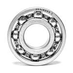 Подшипник шариковый радиальный однорядный открытый, 17х40х12 мм (двигатель ГАЗ, КамАЗ, МАЗ, КРАЗ; КПП УАЗ)