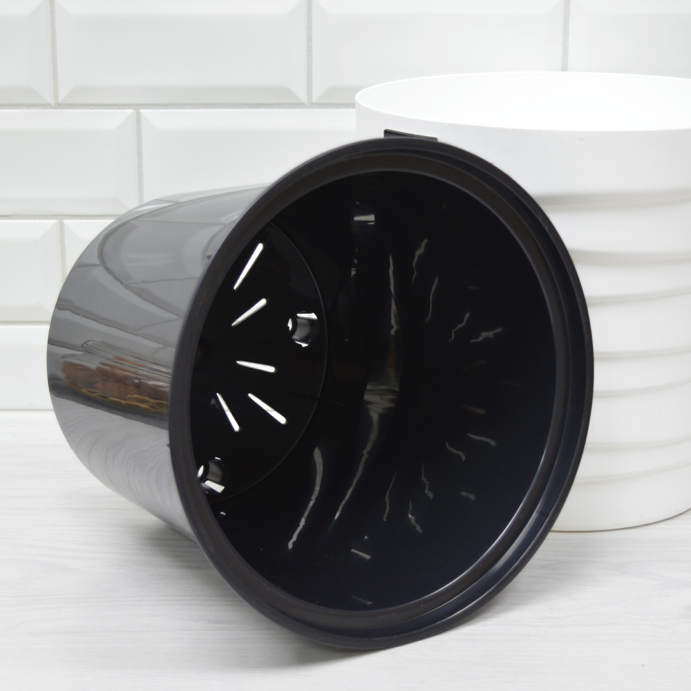 Кашпо Бархан 7,5л, белый