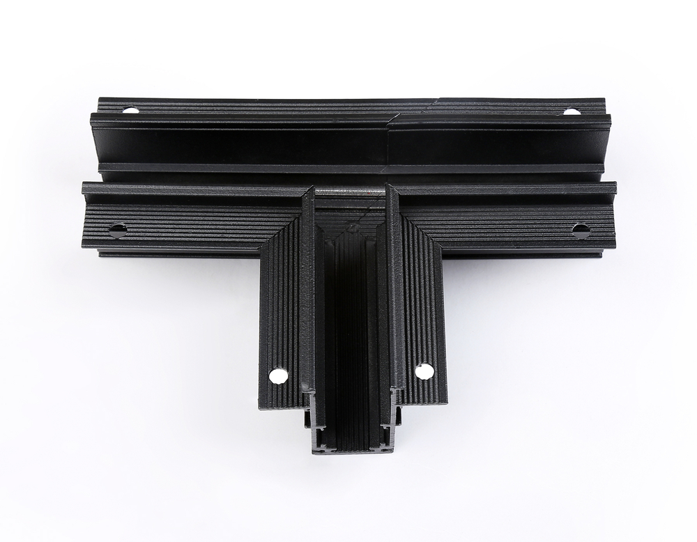 Коннектор т-образный для встраиваемого шинопровода Magnetic GL3356 BK черный 170*85*46,8