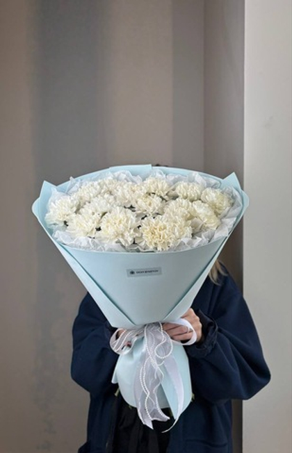 Букет из белых Диантусов