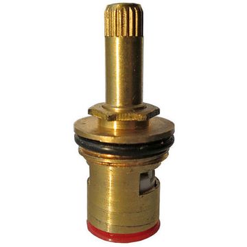 Кран букса  1/2" керамика 20 шлицов с резьбой