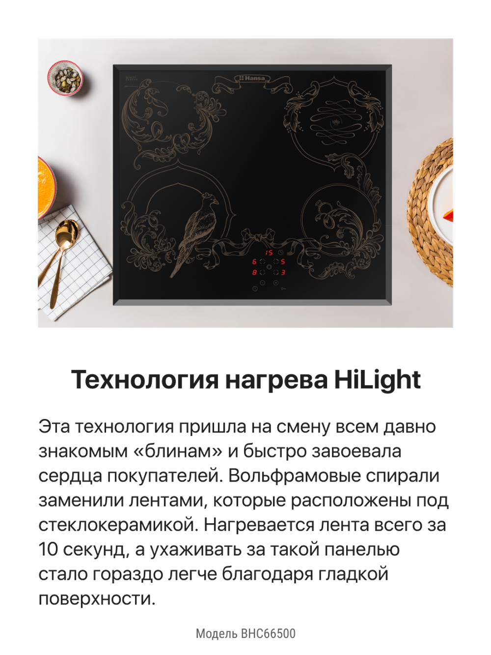 Электрическая панель Hansa BHC66500