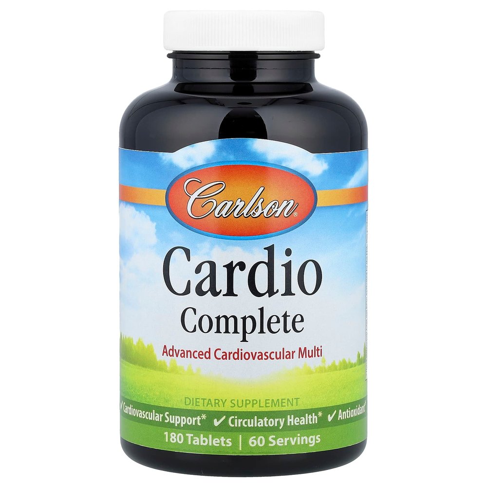 Carlson, Cardio Complete, 180 таблеток
