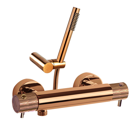 Смеситель термостатический для душа с душевым комплектом ODISEA JOYA 593401DCUC медь