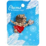 Брошь «Зимняя сказка - Ангелочек» 3,7*3м