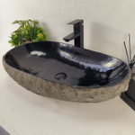 Раковина из речного камня RS-65050 68*38*15 0863
