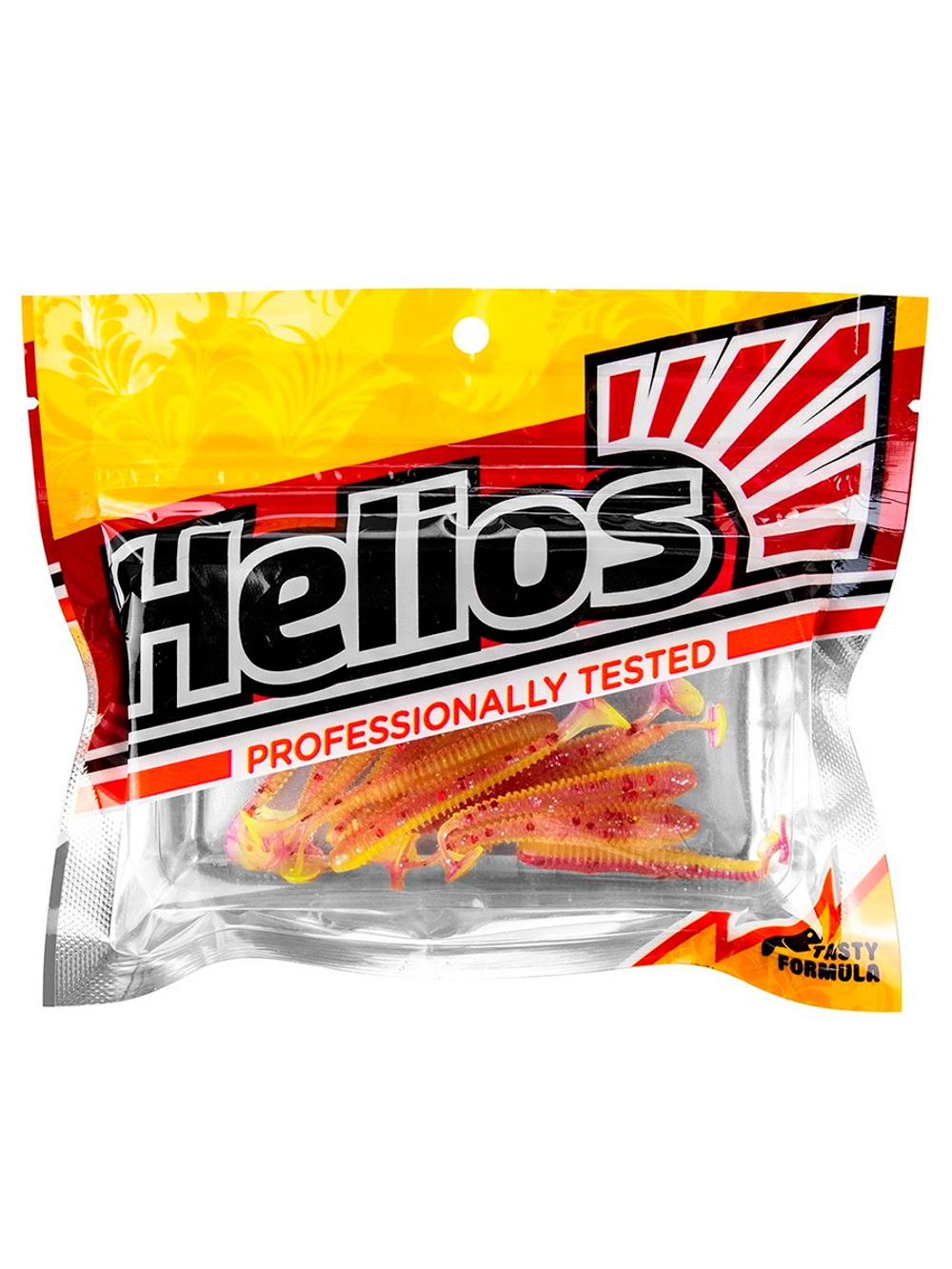 Виброхвост Helios Liny Catcher 2,35"/6 см Dark Star 12шт. (HS-5-047)