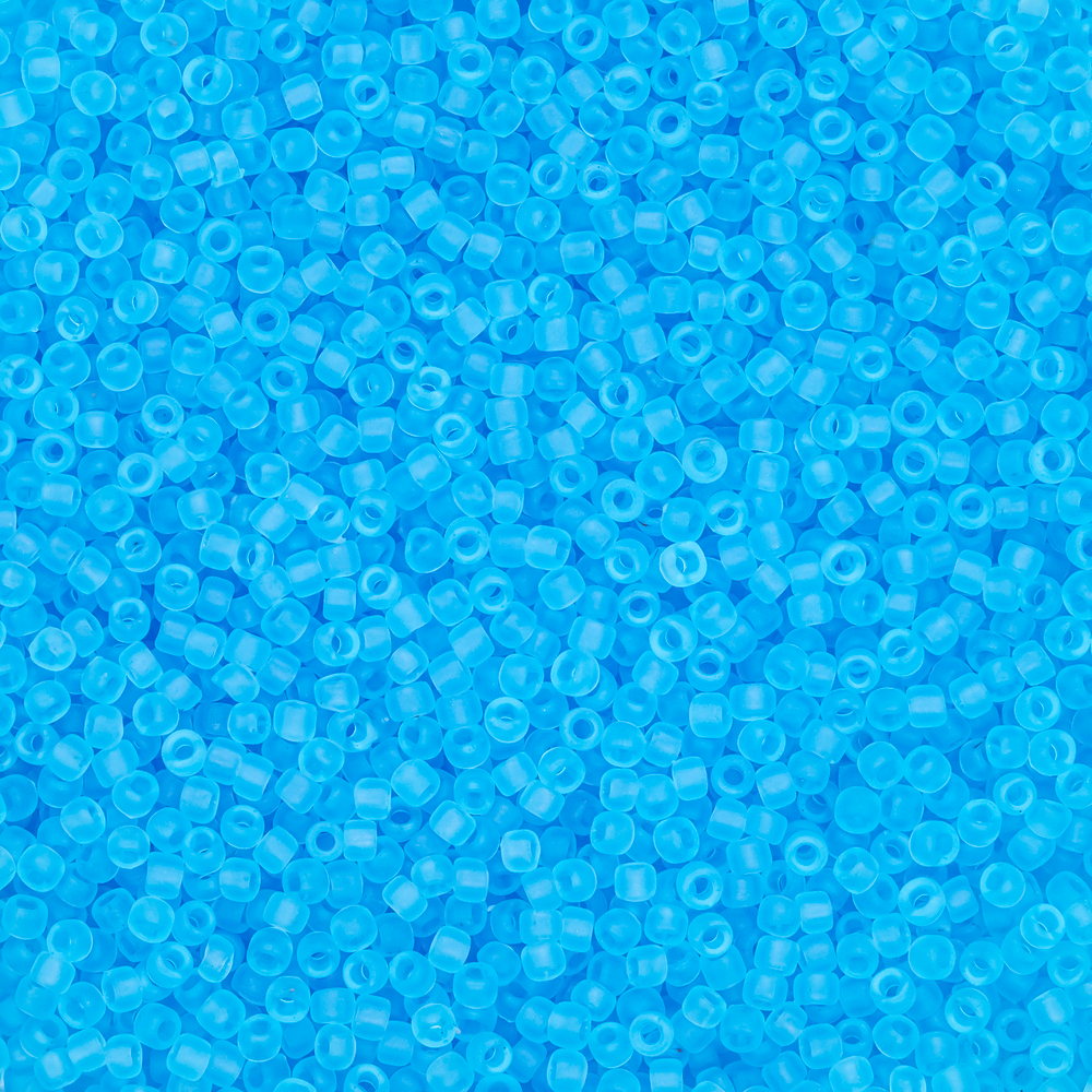 Японский бисер TOHO Round 15/0 (№3F), прозрачный матовый