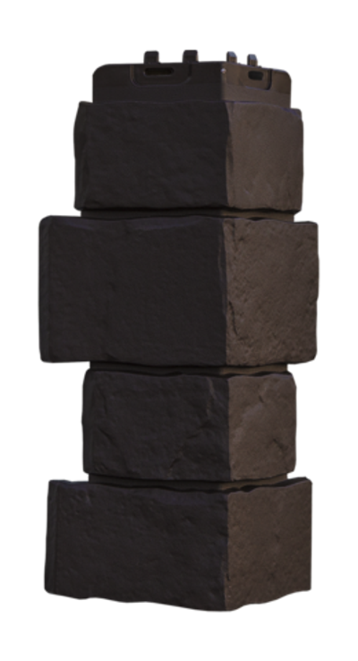 Угол "Крупный камень Стандарт" - Коричневый