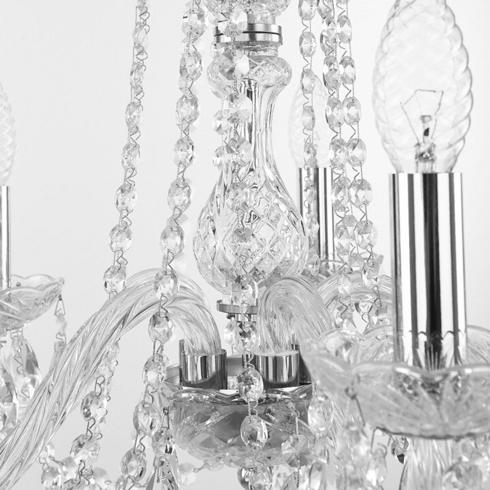 Подвесная люстра Bohemia Ivele Crystal 1402 1402/5/160/Ni