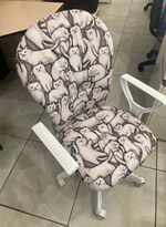 Кресло Варна (К) бел м Котофей сер п Гольф