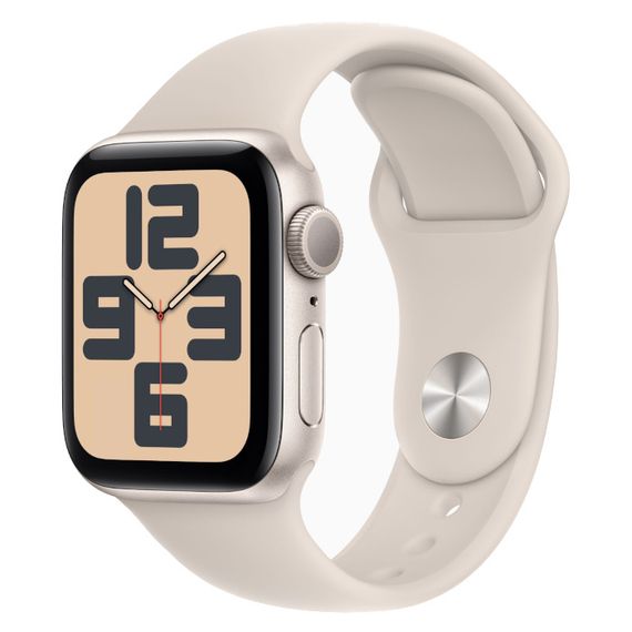 Часы Apple Watch SE (2023) GPS 44mm Aluminum Case with Sport Band (Сияющая звезда) M/L
