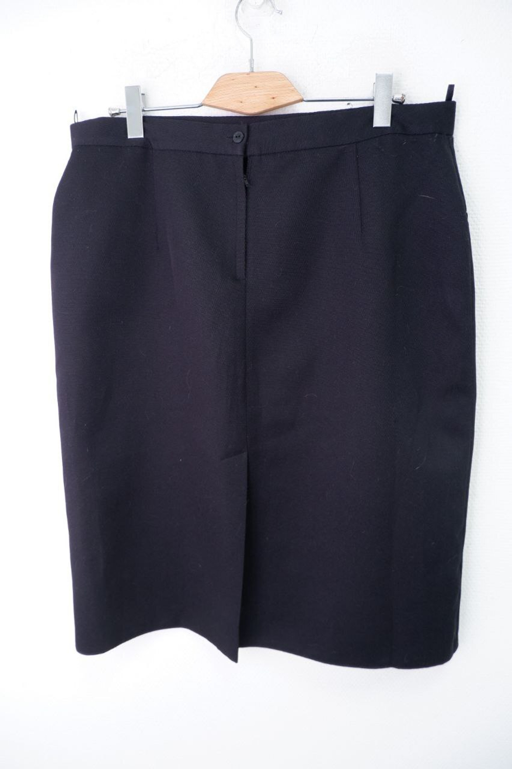 Юбка базовая черная 56 размер