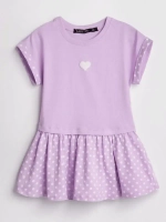 Платье оверсайз в сад с коротким рукавом