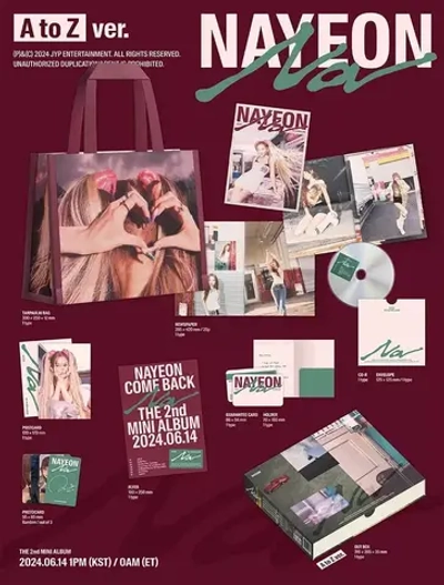 TWICE NAYEON - NA [LIMITED EDITION A TO Z ver.]